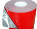 Material material de la espuma de la cinta del lanzamiento de acrílico rojo PE del trazador de líneas para la decoración